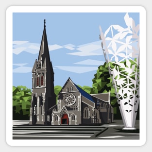 Otautahi/Christchurch Cathedral Sticker